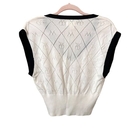 ANTHROPOLOGIE Maeve Violette Icon Logo Vest Sz XS - Picture 4 of 5